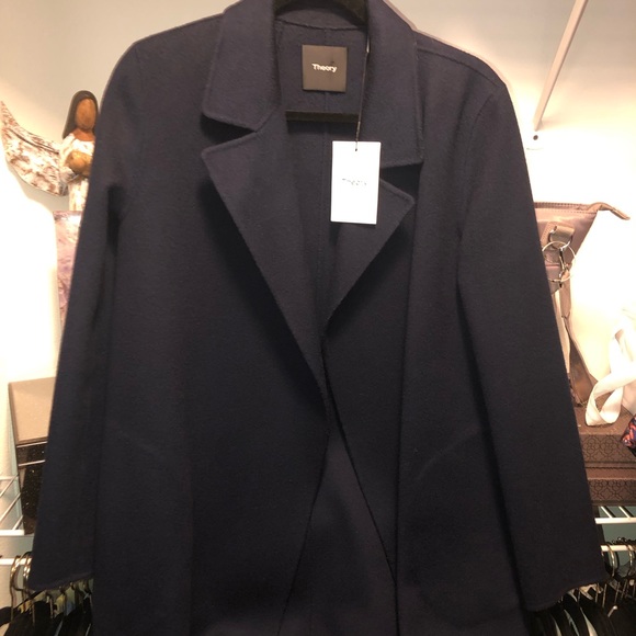 NWT Theory Sileena wool and cashmere coat - Picture 6 of 16